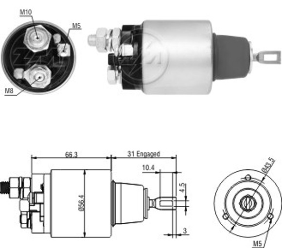 AUTOMATICO ARRANQUE JF M-BENZ 366/352 CON REDUCTOR