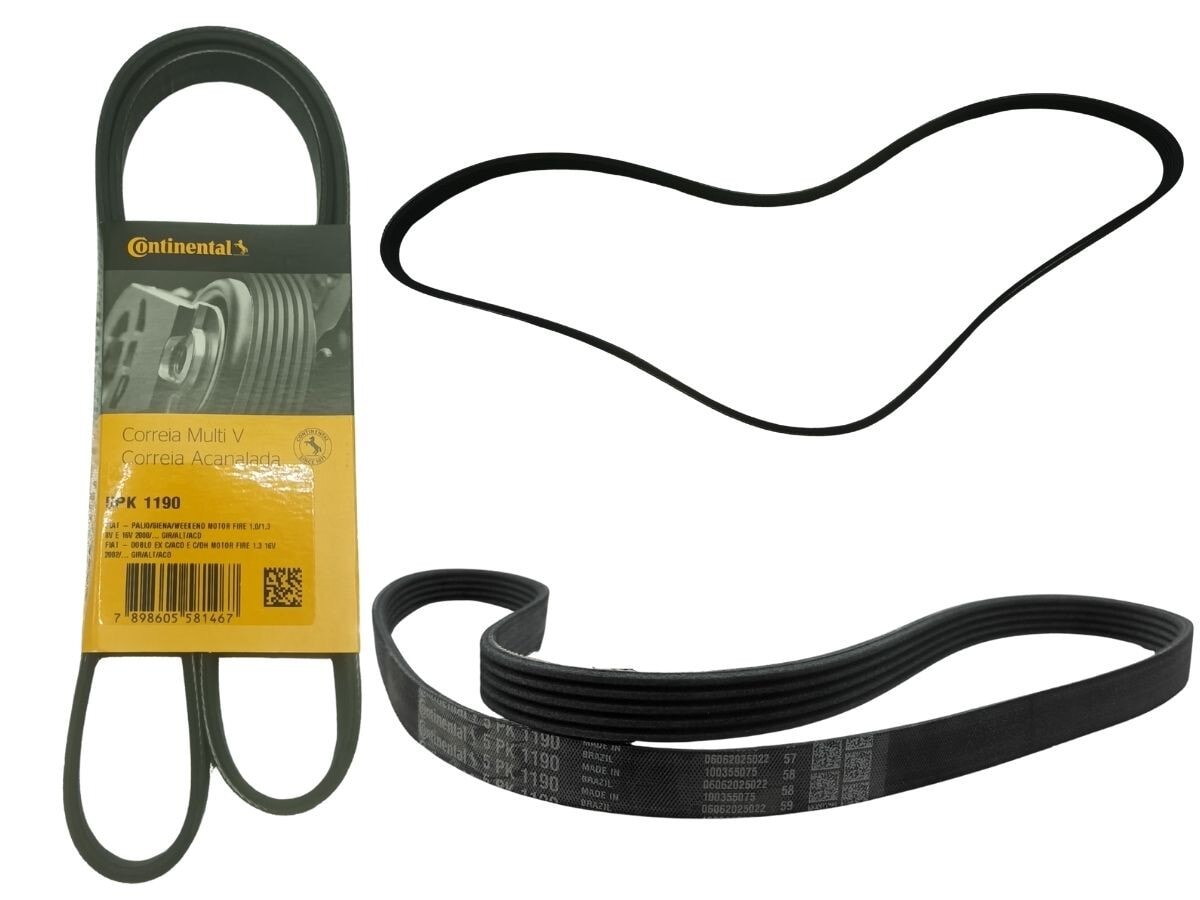5PK1190 Correa de Accesorios Continental Fiat/Palio/Siena/Strada/Argo-Toyota/Corolla