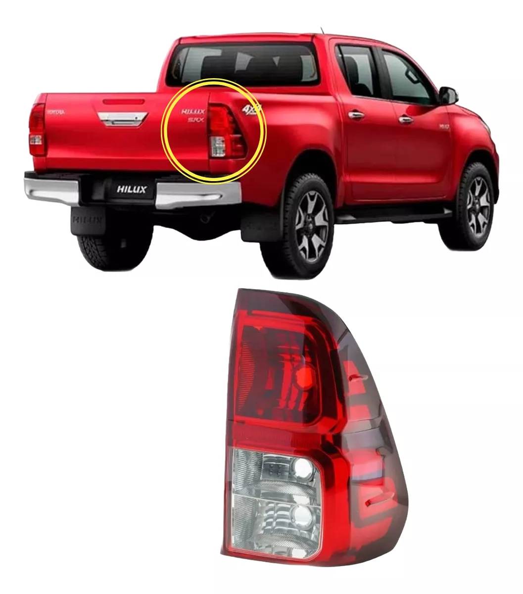 Farol trasero Toyota Hilux 2016 2017 2018 2019 2020