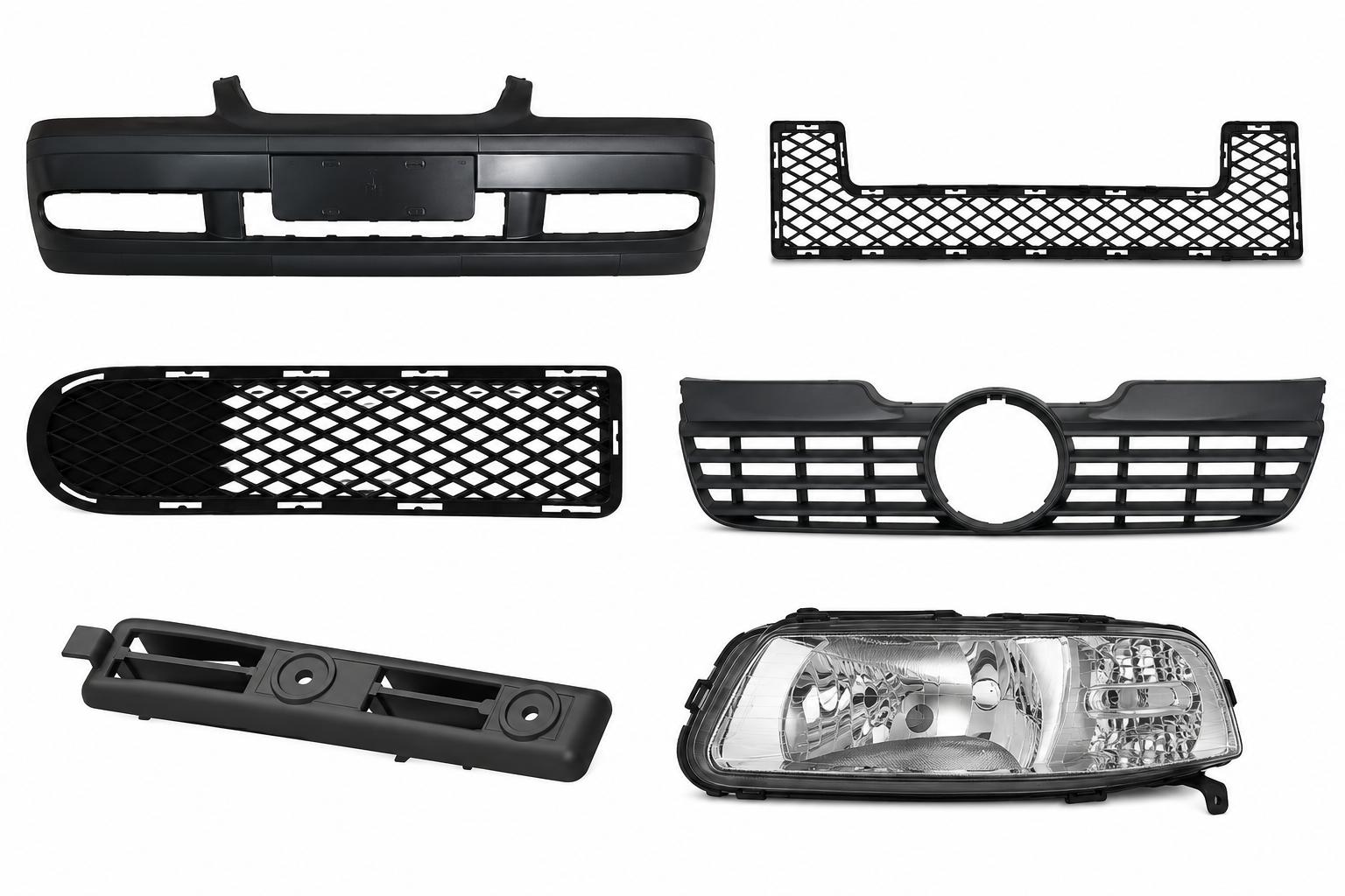 KIT PARAGOLPE, CARETA, MARCOS, REJILLA, GU&Iacute;A, SEMIOPTICAS WVGOLG3S1