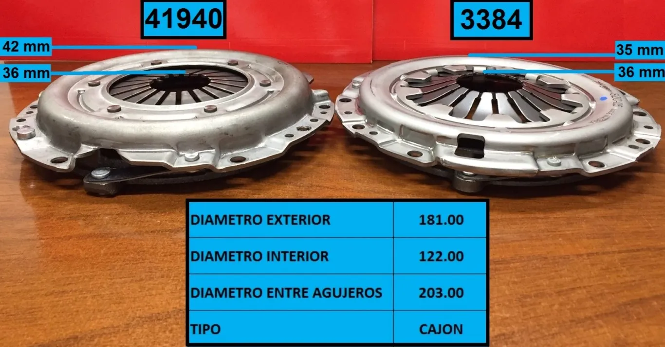 PLACA EMBR SUZUKI S/CARRY (180mm) WESTLAKE