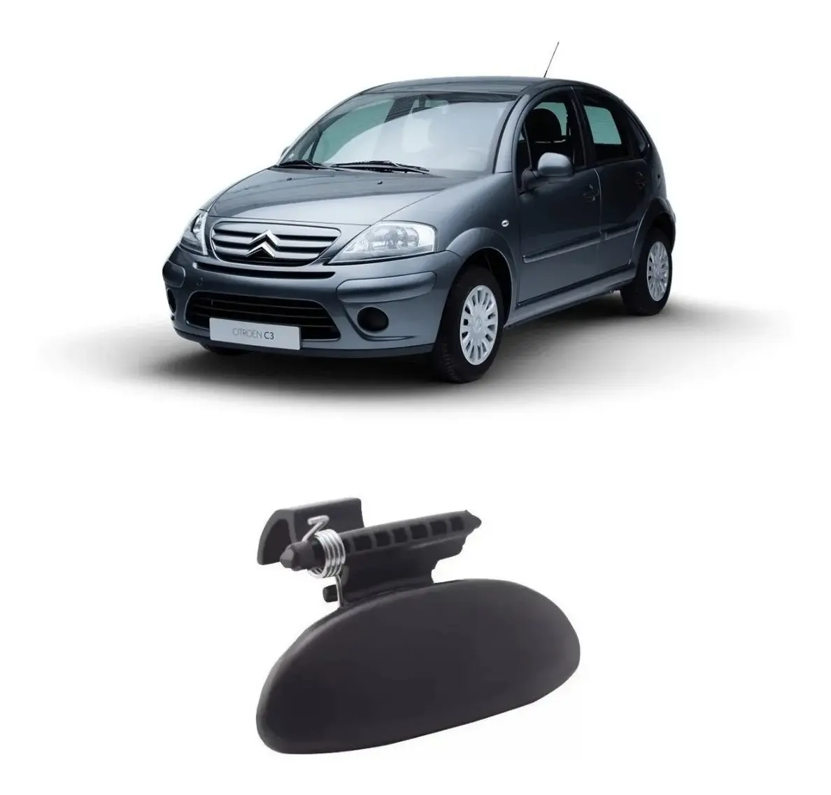 Manija guantera C3 2003 A 2012 Negra