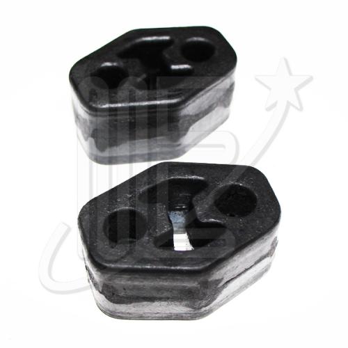 Soporte de goma para caño de escape