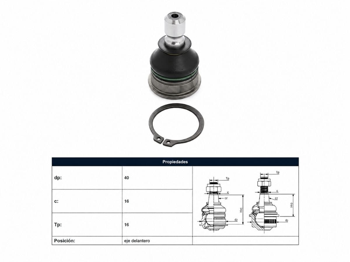 Rotula Del Hyundai I10, Kia Picanto 07-13 Der/Izq