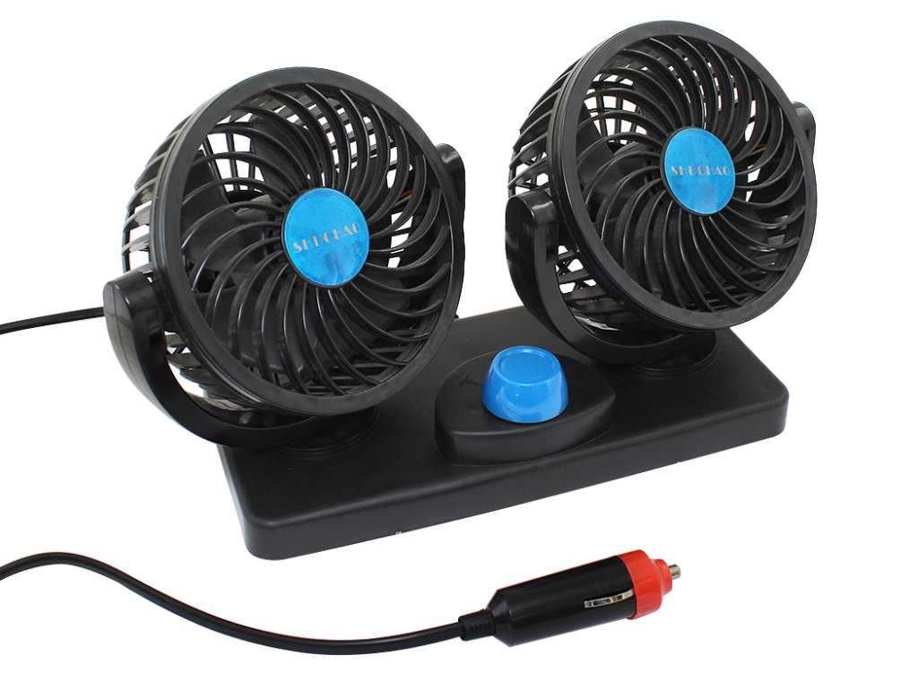 Ventilador Doble Eléctrico 2 Velocidades 24V