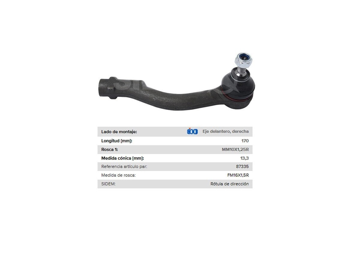 Puntero Hyundai I30, Kia Cerato 06-25 Der