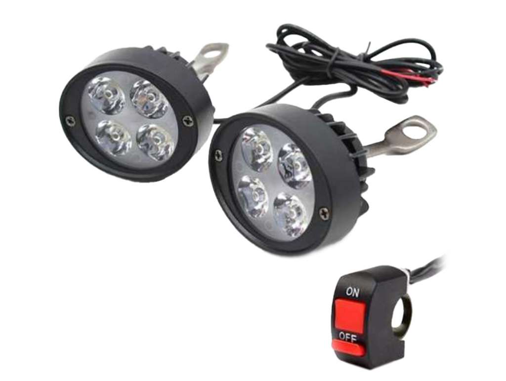 FARO CAMINERO UNIV. RED. 6LED 12/24V. MOTO JGO