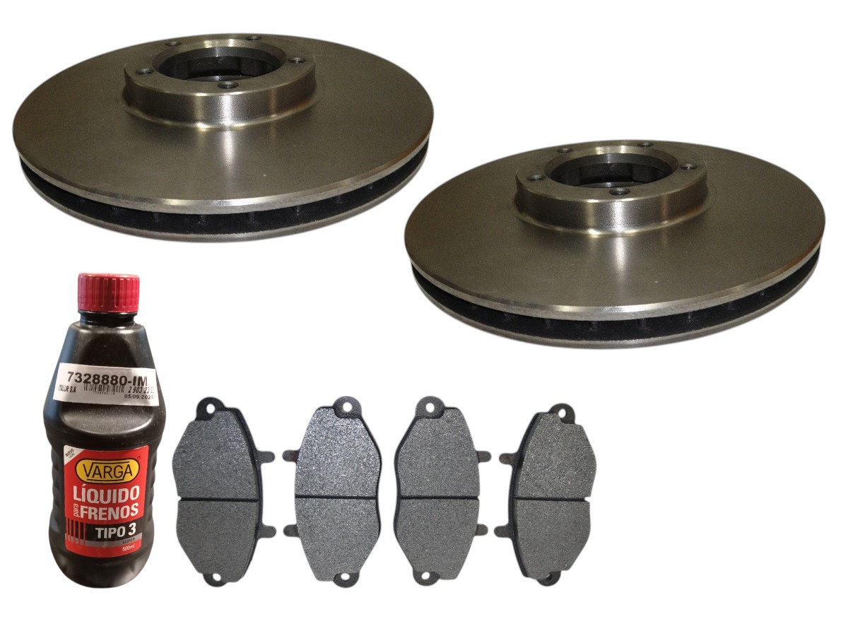 KIT DISCOS FRENOS DELANTERO CON PASTILLAS JMC N520 /2020
