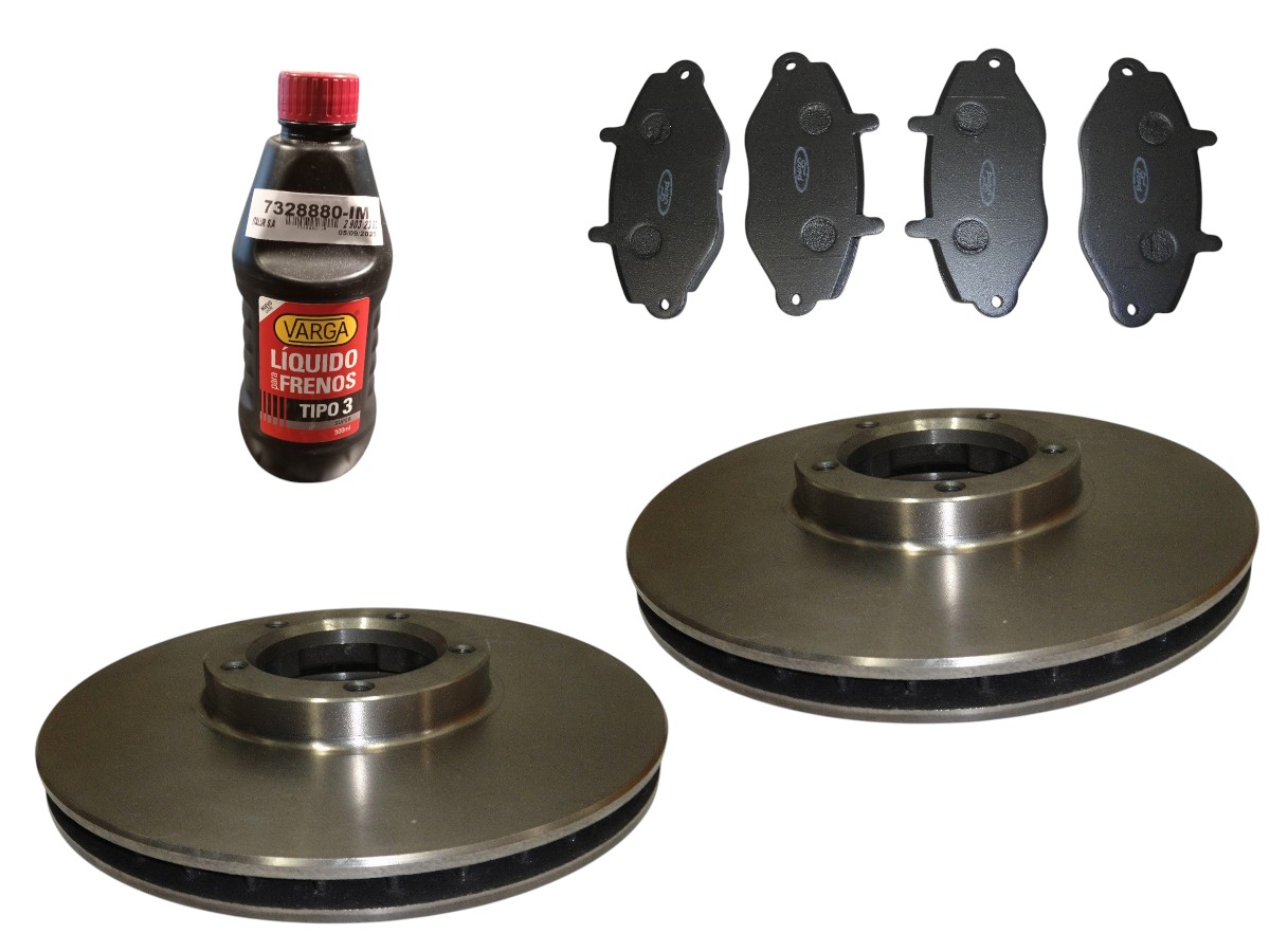 KIT DISCOS FRENOS DELANTERO CON PASTILLAS JMC N520 /2020