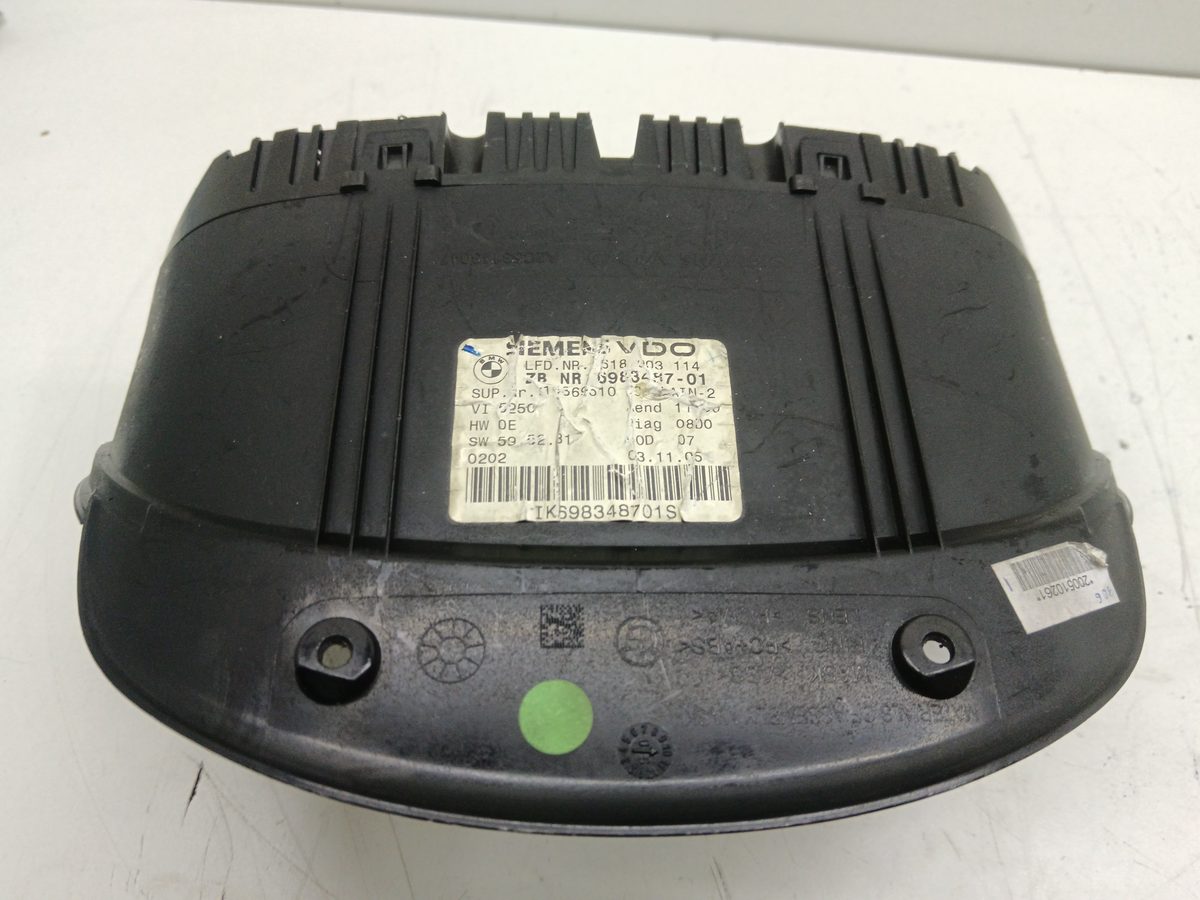 Tablero de Instrumentos BMW Serie 3 Touring (E91) 2005-2012 320d 2.0L 120kW 698348701
