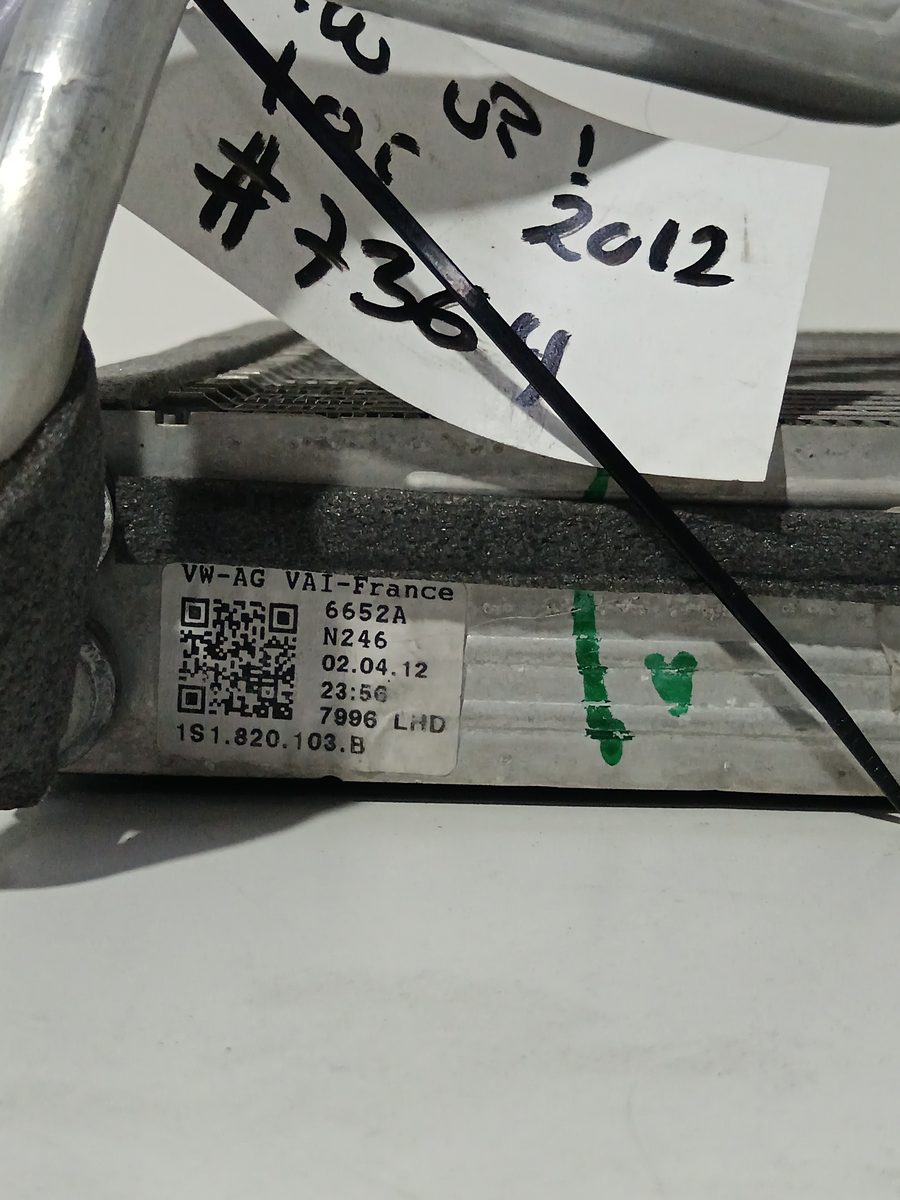 Evaporador Aire Acondicionado Volkswagen Up! (121) 2011-2016 6652A