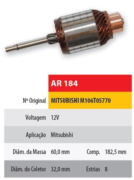 INDUCIDO 12V HYUNDAI EXCEL (182,5X60X8X32)