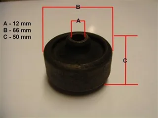 Buje de bastidor inferior trasero