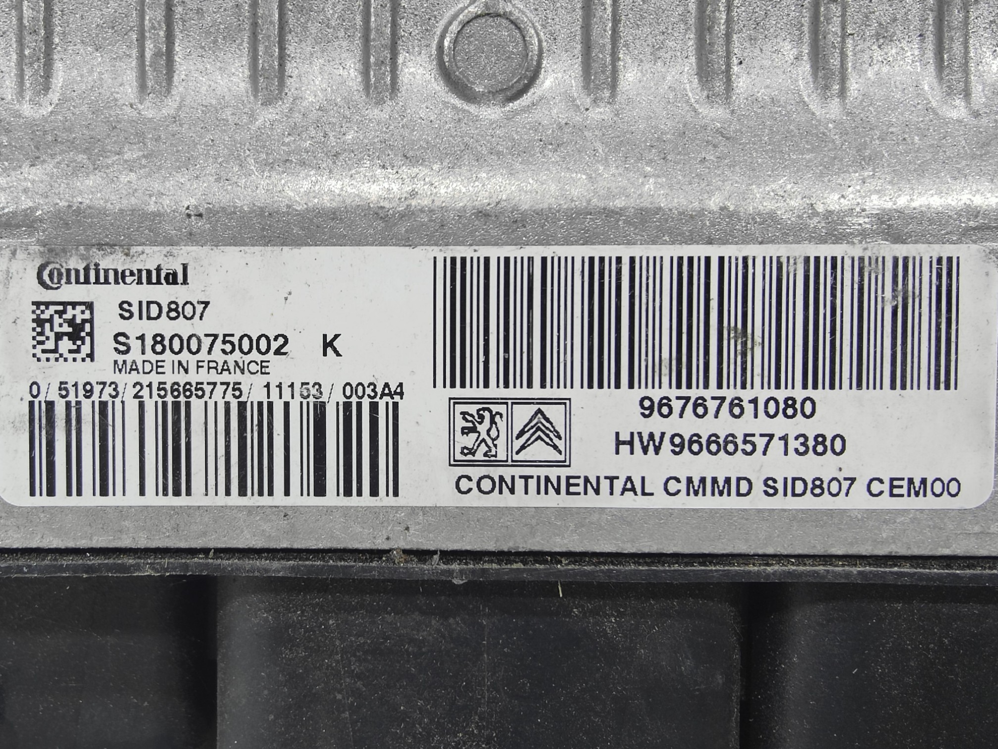 ECU de motor Peugeot 3008 1.6 HDI , Ref: 11023-K3C11