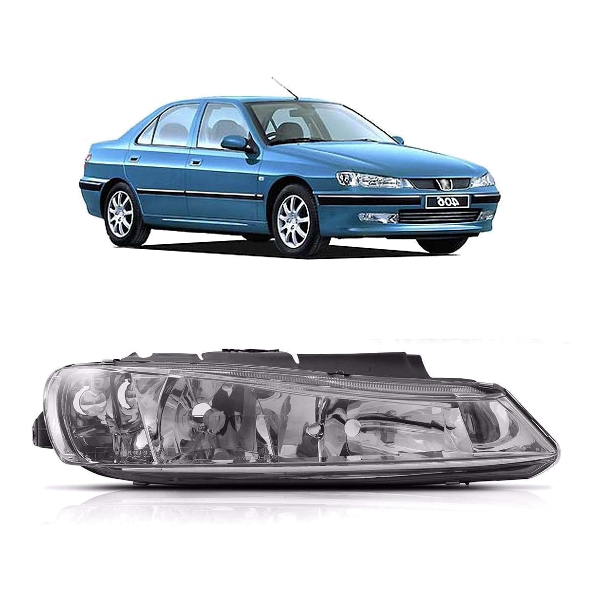 Faro delantero derecho Peugeot 406