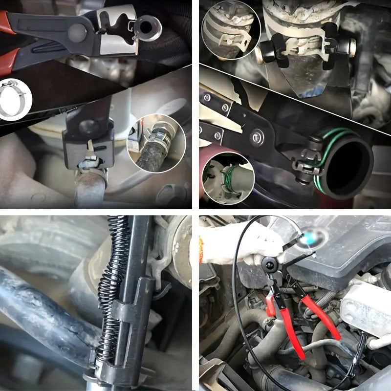 Kit de Pinzas para Abrazaderas Automotrices en Valija