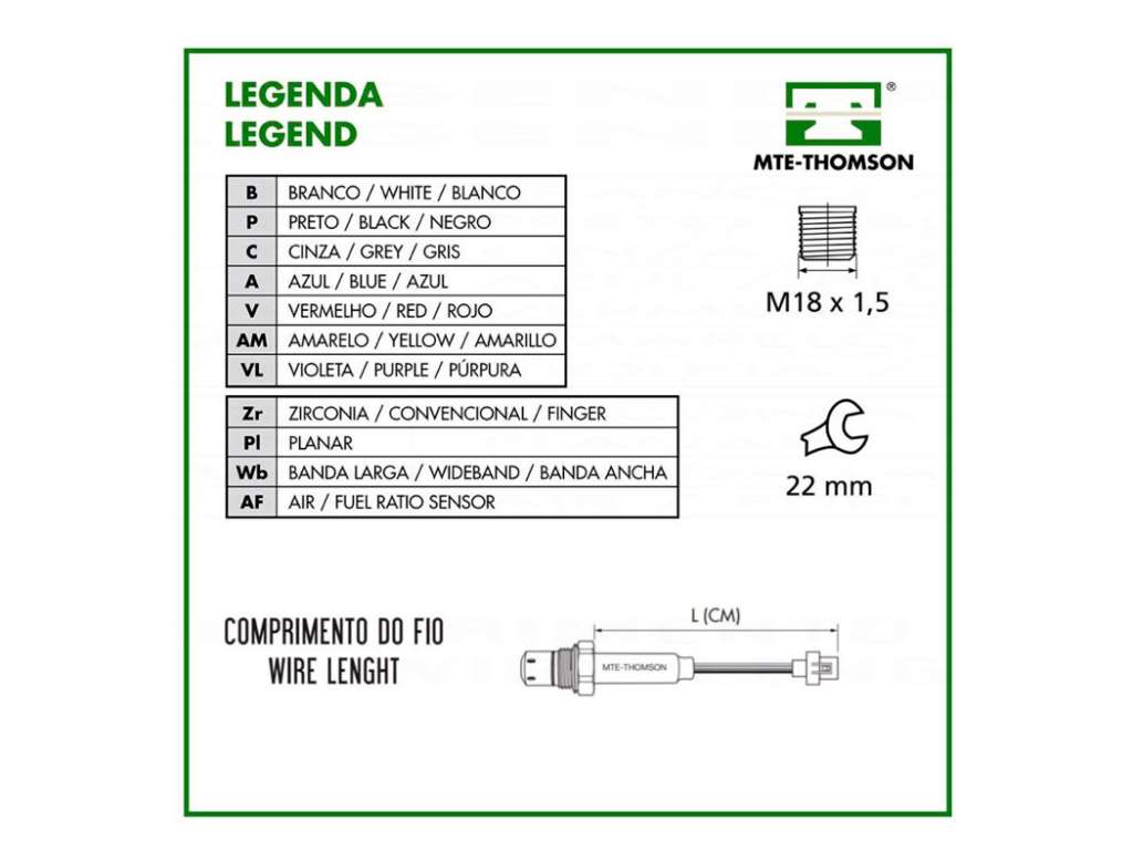 SONDA LAMBDA RE LOGAN/SANDERO 1.6 K4M