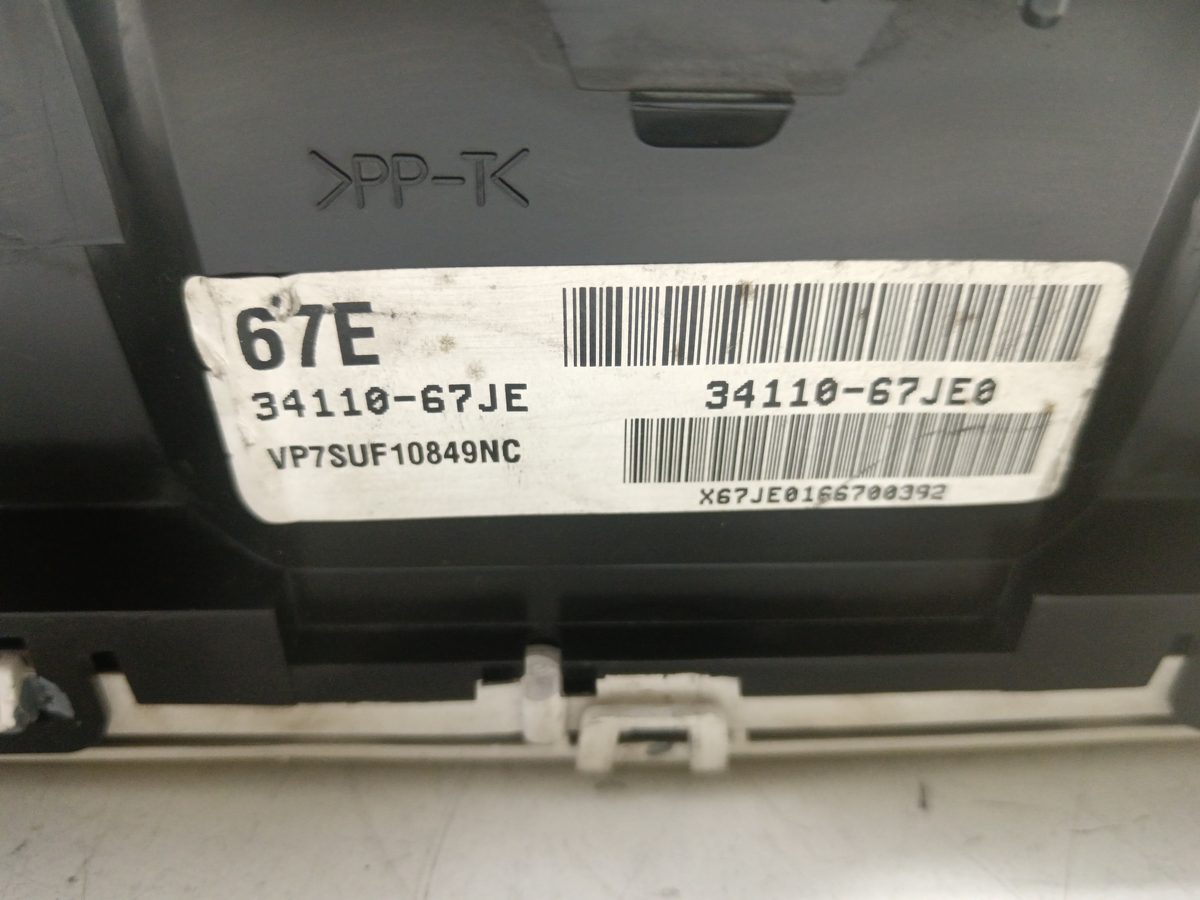 Tablero de Instrumentos Suzuki Grand Vitara Jb (JT) 2005-2014 3411067JE0