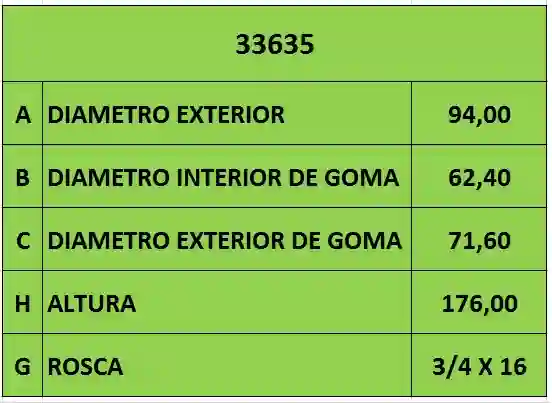 FILTRO ACEITE »  3/4 x 16 FORD (PH977)