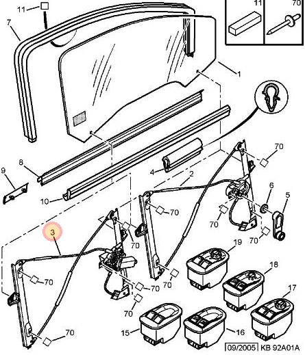 Mecanismo Alzacristal Eléctrico