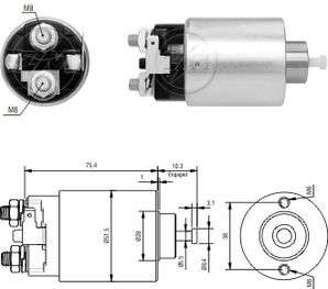 SOLENOIDE MITSUBISHI MI LANCER 03/