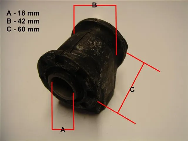 BUJE BASTIDOR INF TOYOTA COROLLA 88 (GDE) GSP