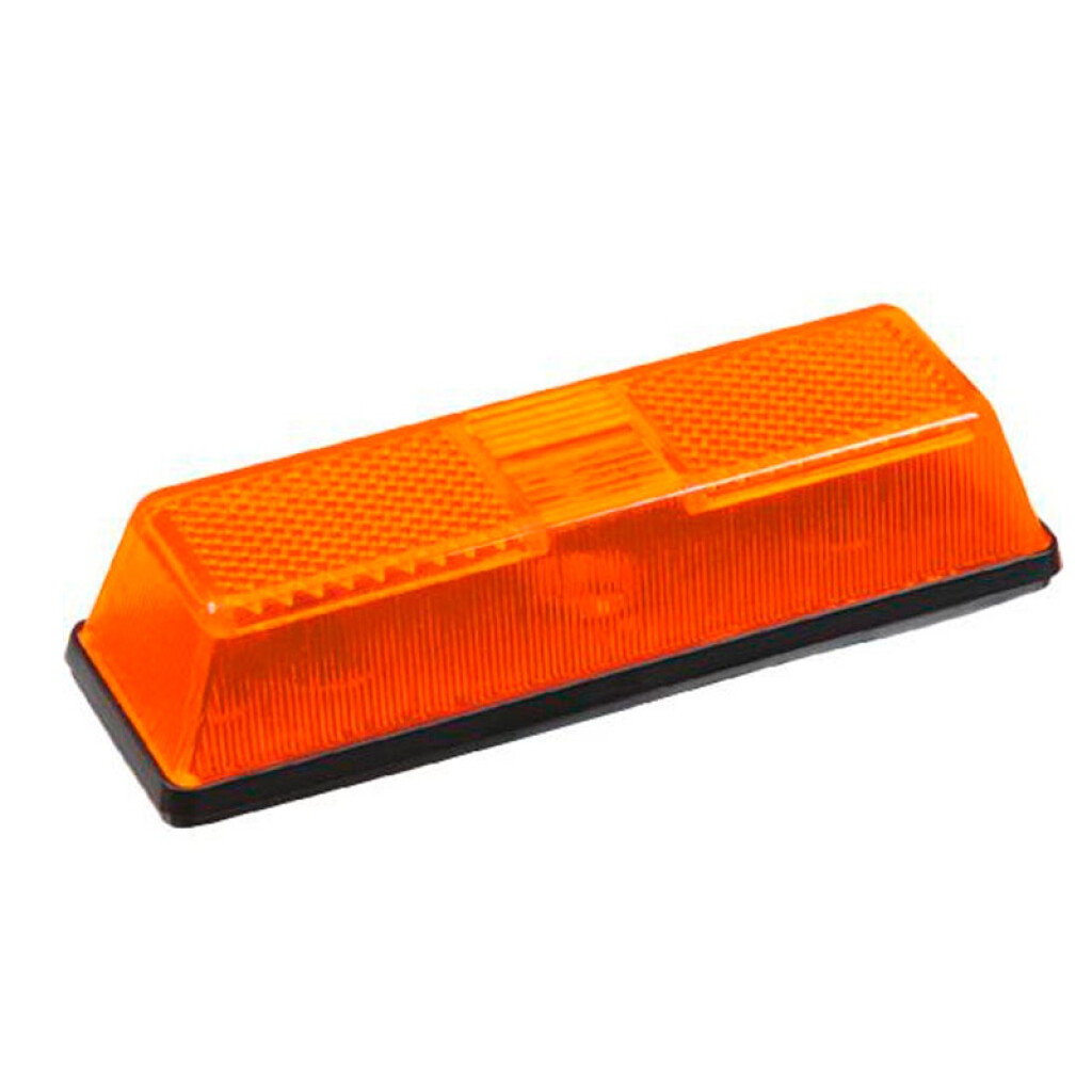 Faro lateral ámbar LED rectangular 12V/24V