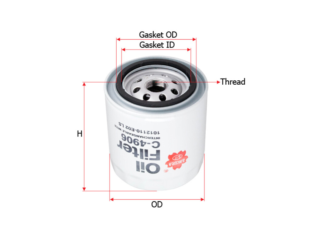 Filtro de Aceite para Great Wall Wingle 5 2.8D 4JB1