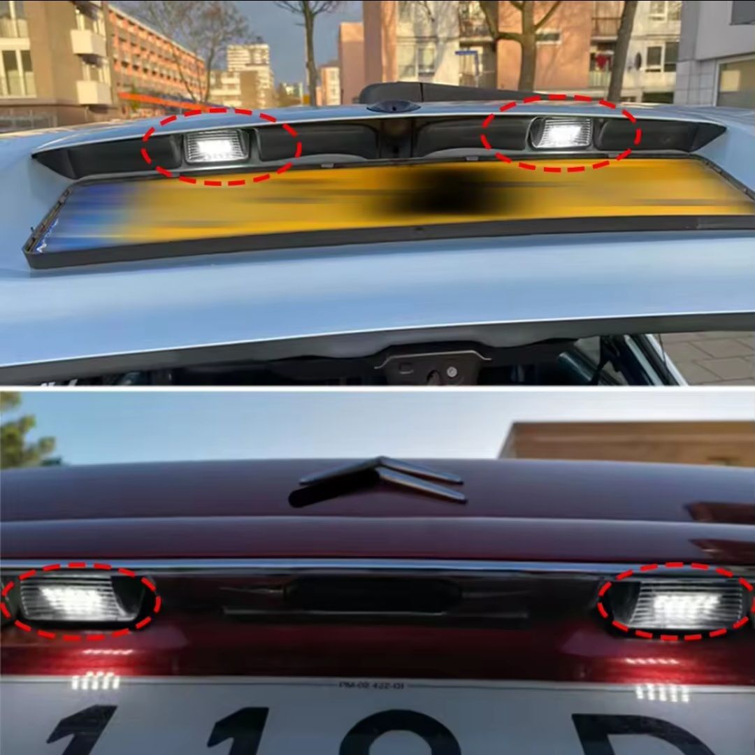 Kit Luces Matricula Citroen Peugeot Led