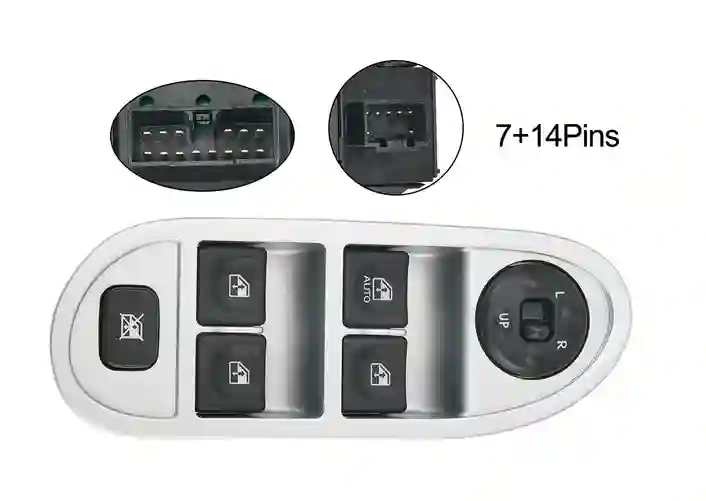 TECLA L/CRISTAL IZQ JAC J3 (CTA) 7+14 PINES