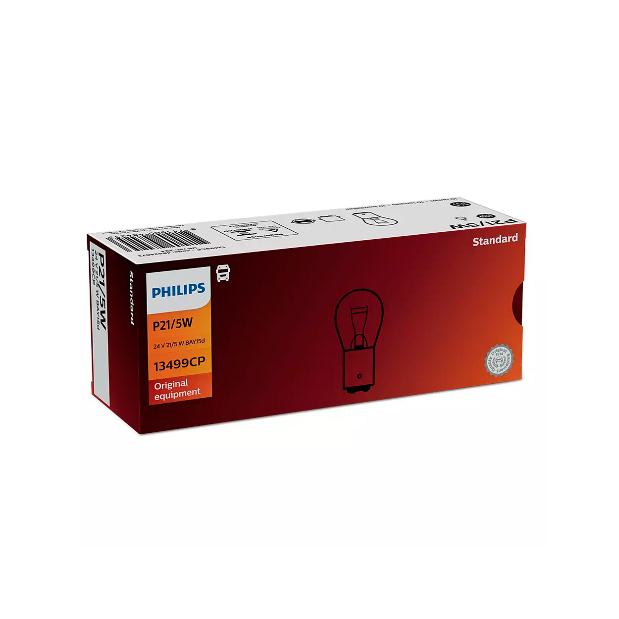 Lámpara de bayoneta doble filamento 24V 21/5W