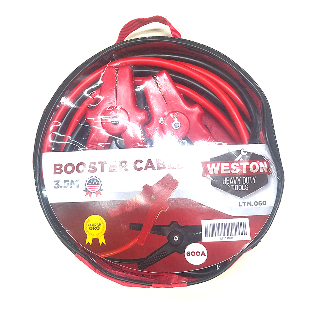 SEGURIDAD VIAL - CHICOTE BATERIA 600AMP LARGO 3.5 MTS WESTON
