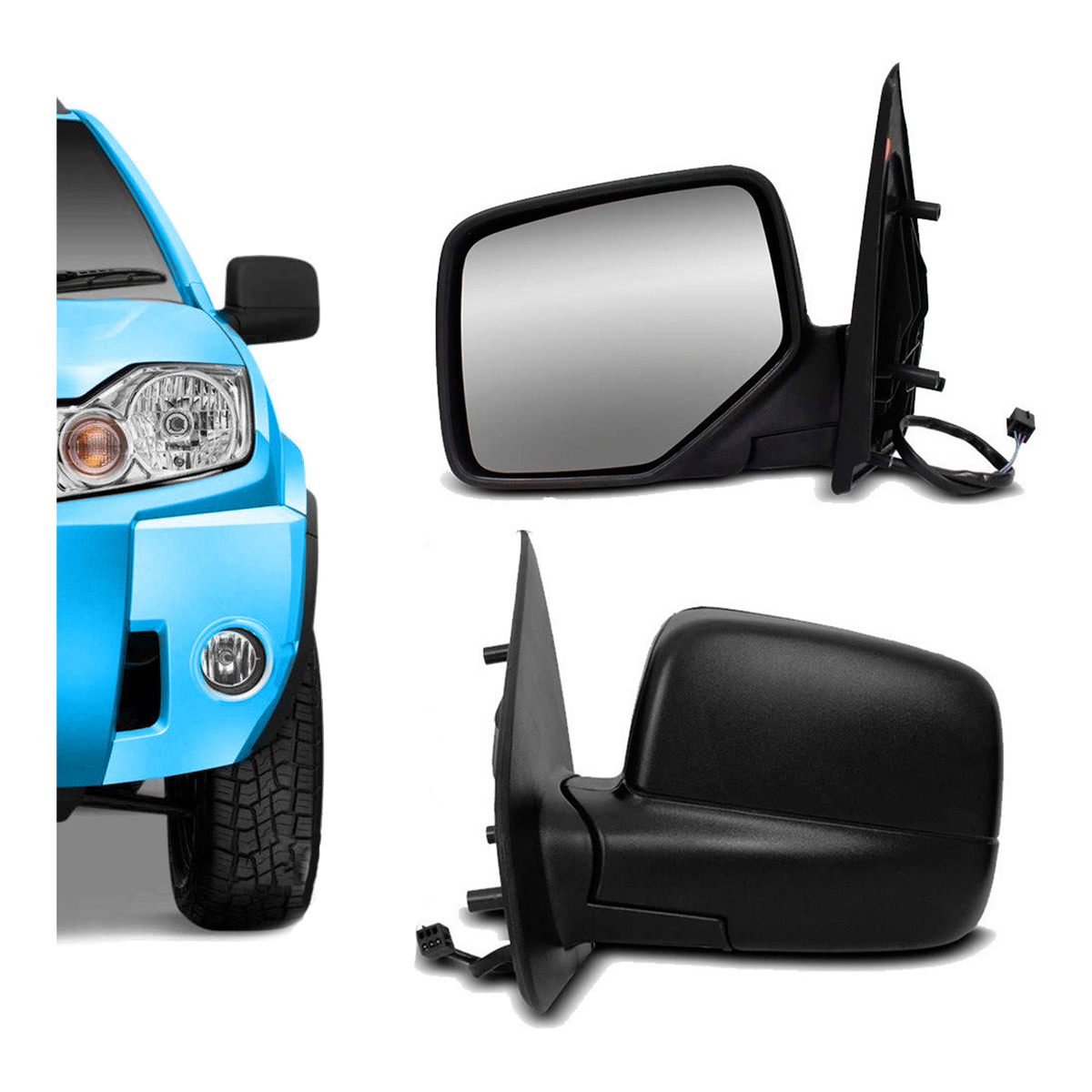 Espejo retrovisor exterior eléctrico