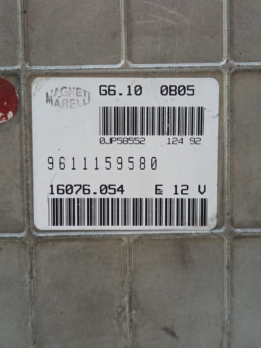 Centralita Motor Uce Citroën Zx 1991-1998 1.6 Armonia 1.6L 65kW 16076054