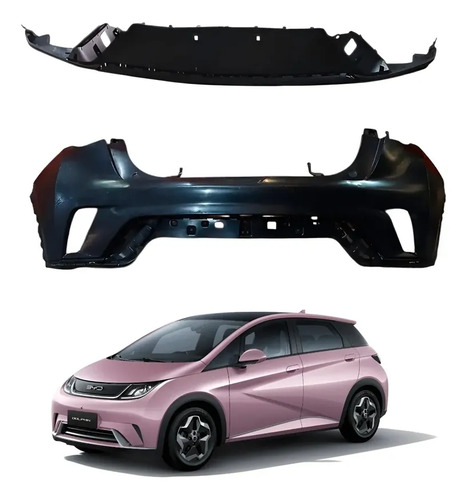 Paragolpe Trasero Con Moldura Doplhin Byd E2 Sin Sensor