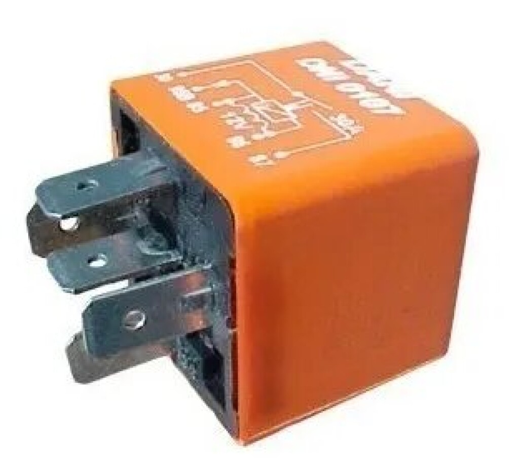 RELAY - 12V 5T 30A AUX. ELECT.RAD.C/DIODO/RESIST. GM CORSA DNI