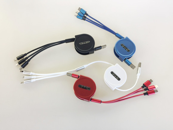CABLE PARA CARGAR 3 CELULARES IPHONE/SAMSUNG/ANDROID/HUAWEI