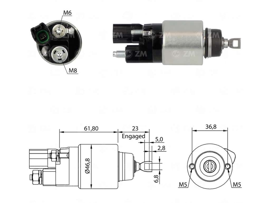 SOLENOIDE BOSCH TO COROLLA 11/..