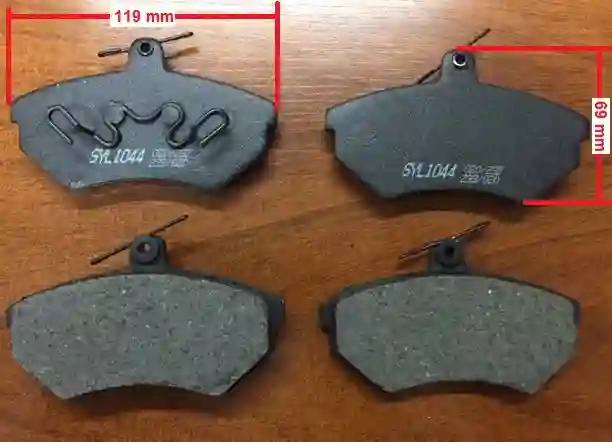PASTILLAS DEL SEAT-VW CON RESORTE BREMSI