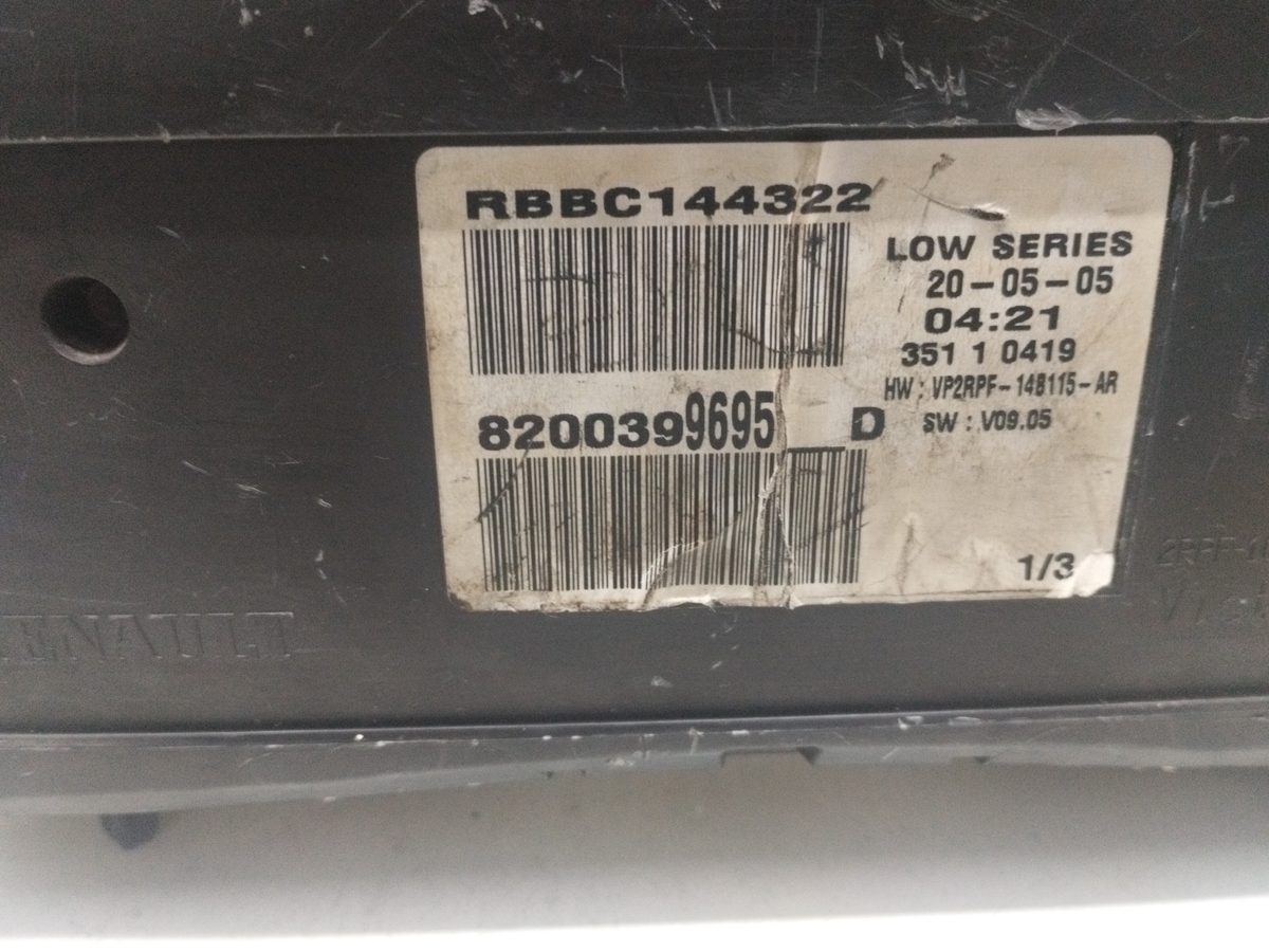 Tablero de Instrumentos Renault Megane II Berlina 5p 2002-2009 Dynamique 8200399695