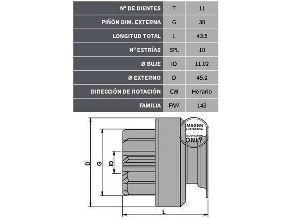 Inyector de combustible diésel