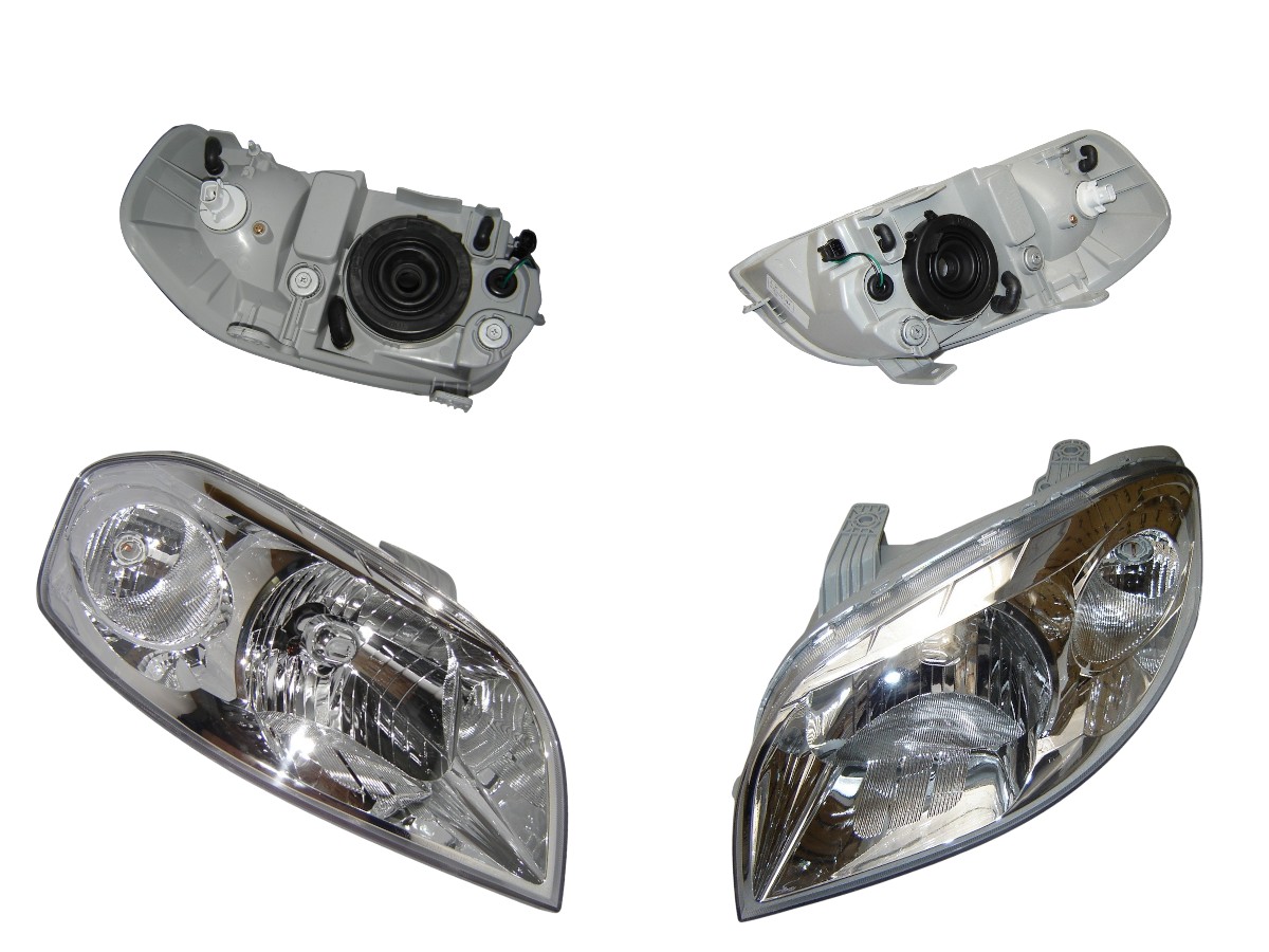 KIT FAROS SEMI OPTICOS CHEVROLET AVEO 2008 / 2011 TYC