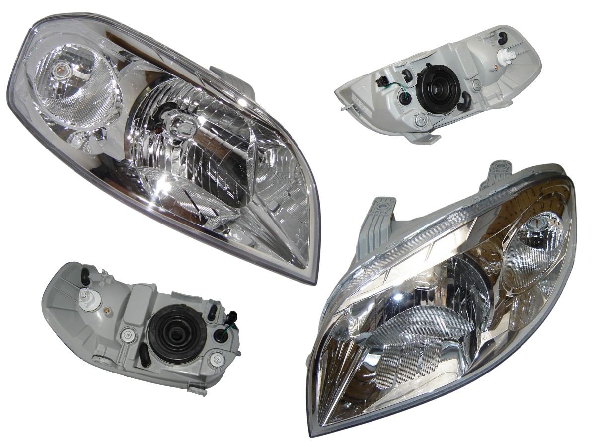 KIT FAROS SEMI OPTICOS CHEVROLET AVEO 2008 / 2011 TYC
