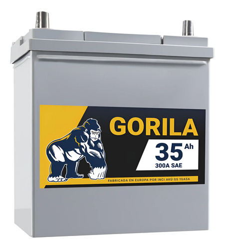 Bateria Inci Aku 70/75a (35ah) 35j Gorila 2 Años Garantia