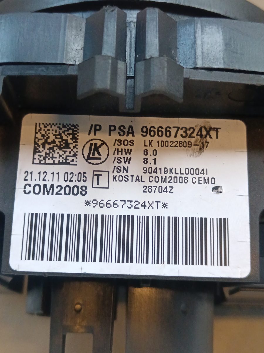 Llave de Luces Limpiaparabrisas Citroën C3 2009-2017 Exclusive 1.6L 66kW 96667324XT