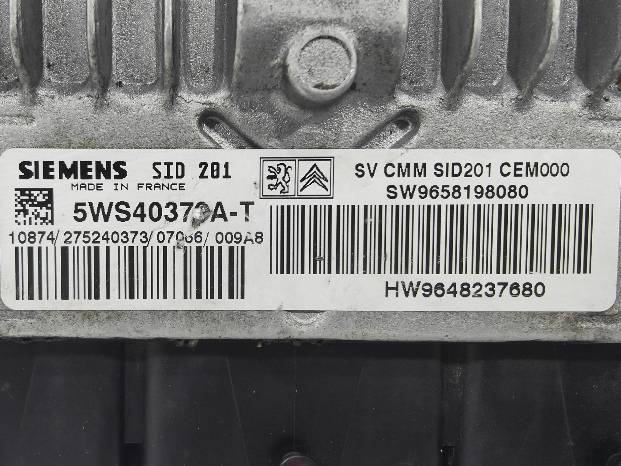 ECU de motor Peugeot Citroen 2.7 HDI , Ref: 8247-K3C12