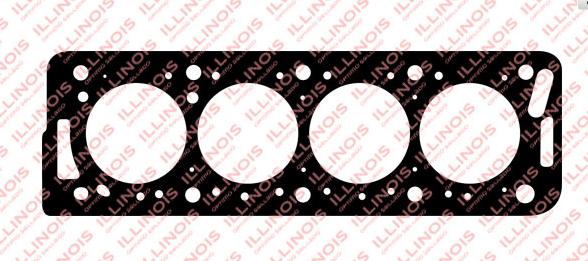 Junta de Tapa de Cilindros para motor XUD9, 3 muescas, 1.7mm