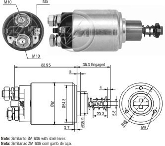 AUTOMATICO ARRANQUE MERCEDES BENZ 352/366 C/BOSCH JF 24V