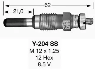 CALENTADOR NISSAN LD20-28 8.5V VESPARK
