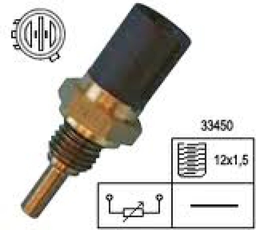 Bulbo sensor de temperatura de agua